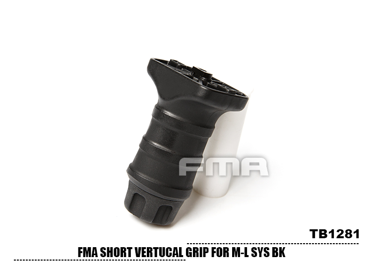 FMA Short Vertical STUBBY Grip for M-LOK - Black OD-A-TB1281-BK asgbox.pl FMA Short Vertical STUBBY Grip for M-LOK - Black - obrazek 5