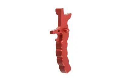 Język spustowy CNC do replik typu M4/M16 (F) - czerwony - obrazek 2