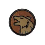 asgbox.pl - Naszywka Wolf Head - Foliage Green