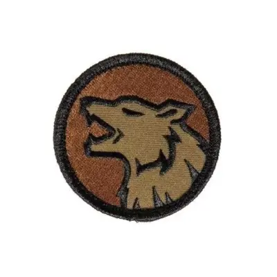 asgbox.pl - Naszywka Wolf Head - Foliage Green