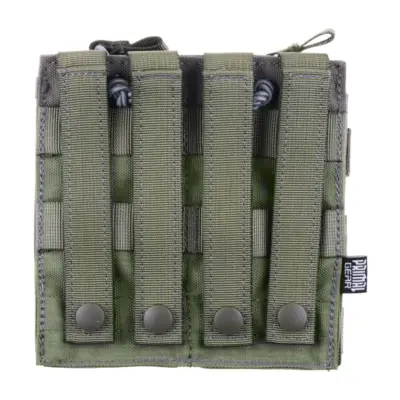Alternative view of Podwójna ładownica Open I na magazynki AK/M4/G36 - ranger green