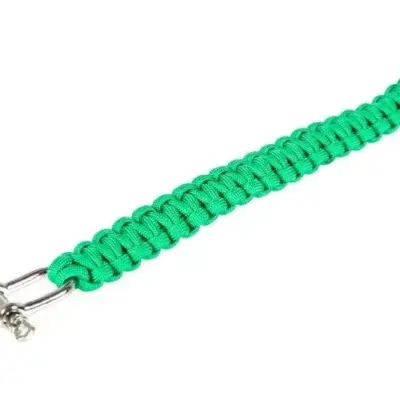asgbox.pl - Bransoletka survivalowa (U) - zielona