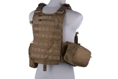 Kamizelka Taktyczna typu 94K Plate Carrier M4 - Coyote Brown - obrazek 2
