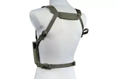 Niskoprofilowa kamizelka Speed Chest Rig - Sage Green - obrazek 2