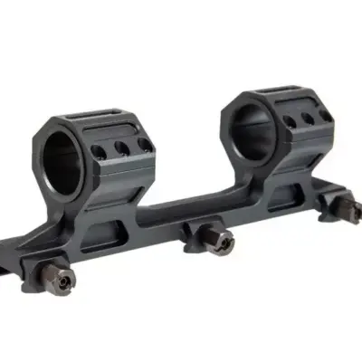 Montaż lunety 25.4-30mm GE Long Version z libellą - czarny AMO-10-024291-00 asgbox.pl