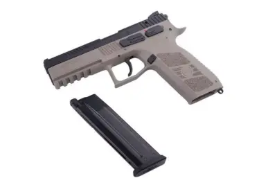 Replika pistoletu CZ P-09 - half-dark earth - obrazek 3