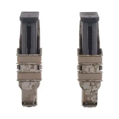 asgbox.pl - Zestaw 2 ładownic FAST na magazynki pistoletowe - Digital Desert