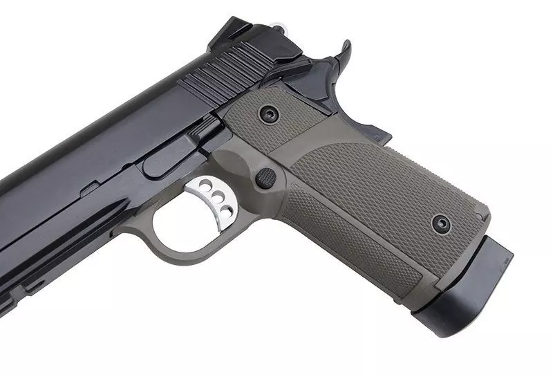 Replika pistoletu KP-05 (CO2) - oliwkowa OD-G-KJW-02-005356-00 asgbox.pl asgbox.pl - Replika pistoletu KP-05 (CO2) - oliwkowa