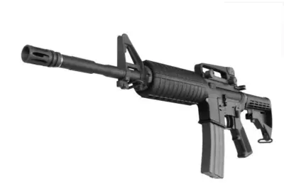 Replika karabinka szturmowego WE M4A1 Open Bolt - CZARNA - obrazek 2
