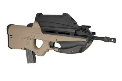 Replika karabinka szturmowego FN F2000 z lunetą - tan - obrazek 4