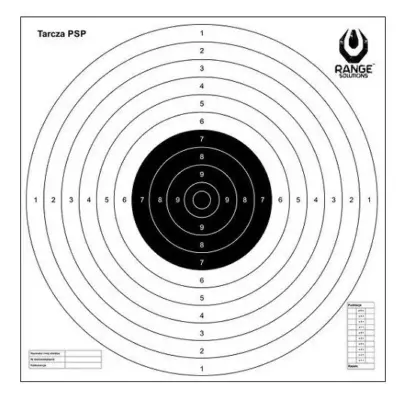 asgbox.pl - Tarcza Strzelecka PSP - 50 szt.
