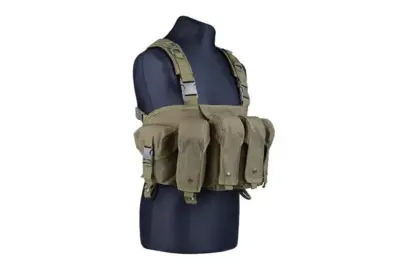 Kamizelka taktyczna typu Commando Chest - oliwkowa - obrazek 2