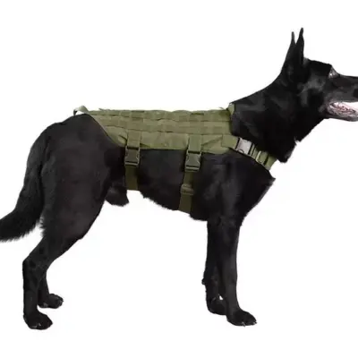 asgbox.pl - Taktyczna kamizelka dla psa - oliwkowa