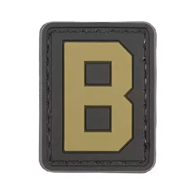 asgbox.pl - Naszywka 3D - Letter B