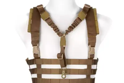 Kamizelka taktyczna Chest Rig typu Low Profile - Coyote Brown - obrazek 2