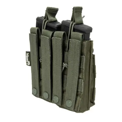 asgbox.pl - Podwójna ładownica na 4 magazynki typu M4/M16 - oliwkowa