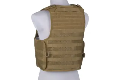 Lekki siatkowy Plate Carrier - tan - obrazek 3
