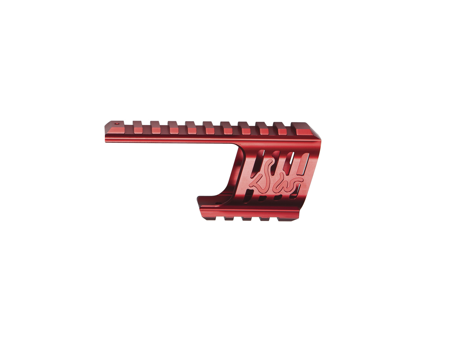 ASG CNC RIS Mount for Dan Wesson 715 Revolver - Red ASG089-RED asgbox.pl ASG CNC RIS Mount for Dan Wesson 715 Revolver - Red