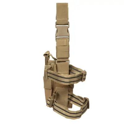 asgbox.pl - Regulowana uniwersalna kabura udowa - Coyote