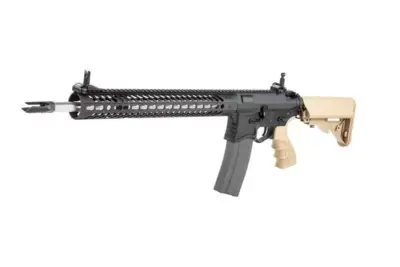 Replika karabinka AR15 SBR8 SP223 - czarna/tan - obrazek 2