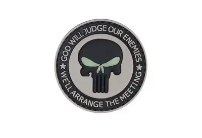 asgbox.pl - Naszywka 3D - GOD WILL JUDGE OUR ENEMIES