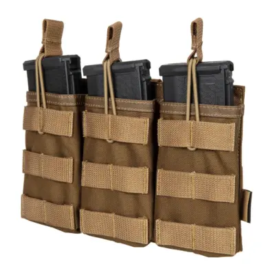 Uniwersalna potrójna ładownica na magazynki - Coyote Brown TWF-19-031025-00 asgbox.pl