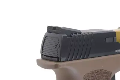 asgbox.pl - Replika pistoletu CO2 Shark Full Auto - czarny/tan