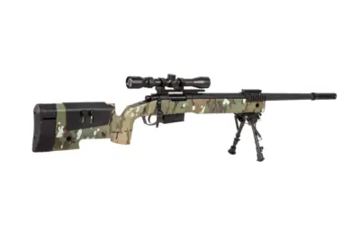 Replika karabinu wyborowego SA-S03 CORE™ High Velocity z lunetą i dwójnogiem - MC - obrazek 4