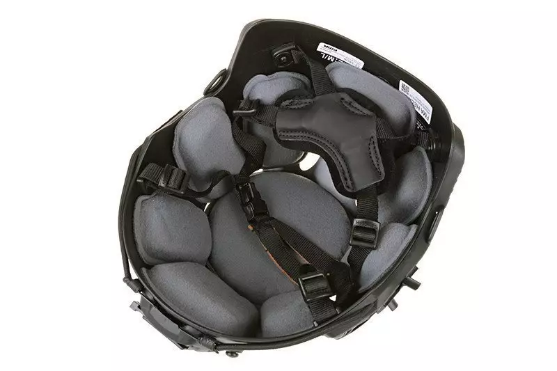 Replika kasku FAST PJ CFH - czarna (M/L) OD-G-FMA-21-008723-00 asgbox.pl Replika kasku FAST PJ CFH - czarna (M/L) - obrazek 4