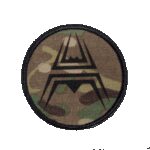 ANAREUS VELCRO SPIDER Round Patch - Multicam