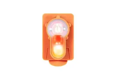 Marker elektroniczny Lightbuck Card Button - pomarańczowy (czerwone światło) - obrazek 2