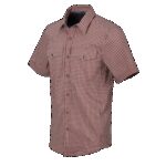 HELIKON COVERT Concealed Carry Short Sleeve Shirt - Dirt Red Checkered