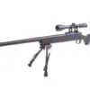Replika karabinu snajperskiego SW-10 z lunetą i dwójnogiem (Upgraded) - czarna OD-G-SWL-03-029483-00 asgbox.pl