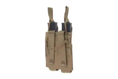 Podwójna ładownica na magazynki typu MP5 - tan - obrazek 2