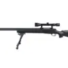 Replika karabinu snajperskiego SW-04J Army z lunetą i dwójnogiem (Upgraded) - czarna OD-G-SWL-03-029471-00 asgbox.pl