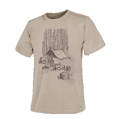 HELIKON T-Shirt Home Sweet Home - Khaki
