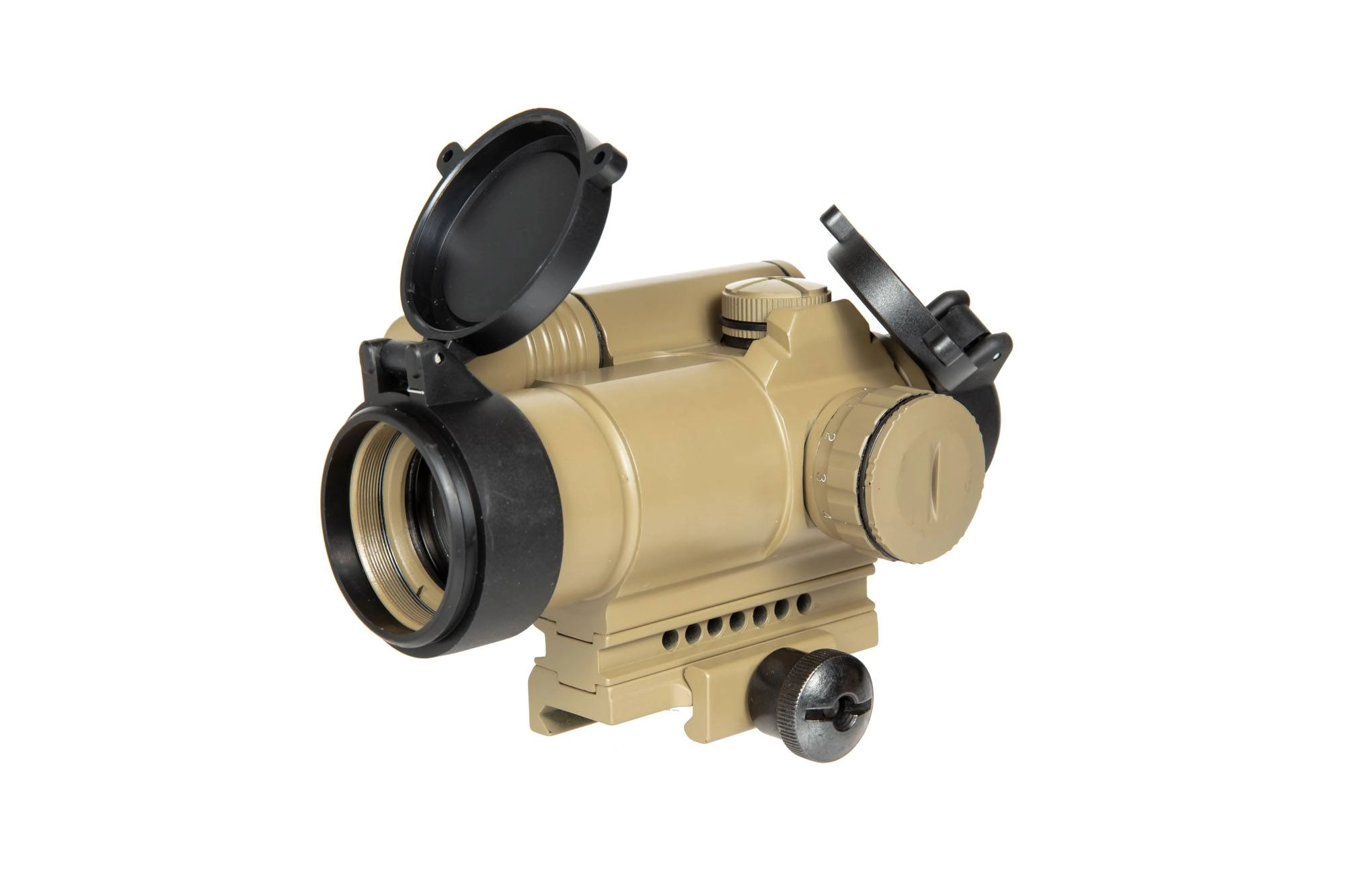 Replika celownika kolimatorowego M4 z laserem - Dark Earth AMO-10-024238-00 asgbox.pl asgbox.pl - Replika celownika kolimatorowego M4 z laserem - Dark Earth