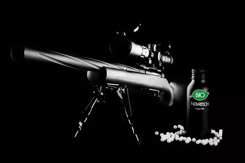 Kulki BIO Sniper BBs 0.46g - butelka 555 szt. OD-G-NVR-16-020969-00 asgbox.pl Kulki BIO Sniper BBs 0.46g - butelka 555 szt. - obrazek 2