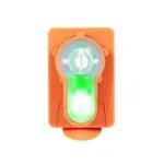 asgbox.pl - Marker elektroniczny Lightbuck Card Button - pomarańczowy (zielone światło)