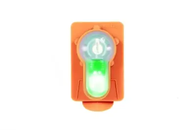 asgbox.pl - Marker elektroniczny Lightbuck Card Button - pomarańczowy (zielone światło)