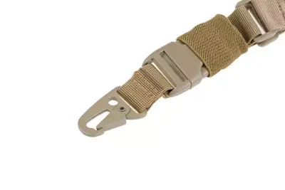 asgbox.pl - 1-pkt. pas nośny typu bungee - tan