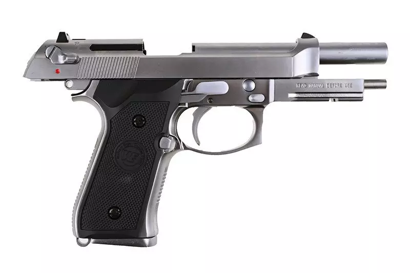 Replika pistoletu M9A1 v.2 (LED Box) - silver OD-G-WET-02-006750-00 asgbox.pl Replika pistoletu M9A1 v.2 (LED Box) - silver - obrazek 2