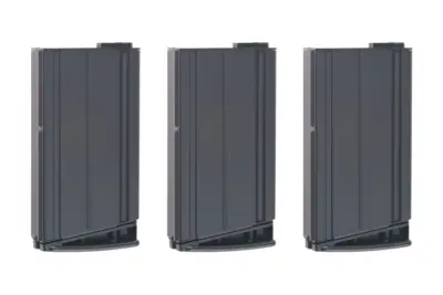 Zestaw 3 magazynków mid-cap 160 kulek do Scar-H - czarny - obrazek 2