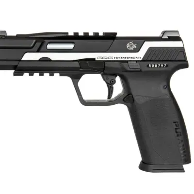 Alternative view of Replika pistoletu Piranha TR - srebrna