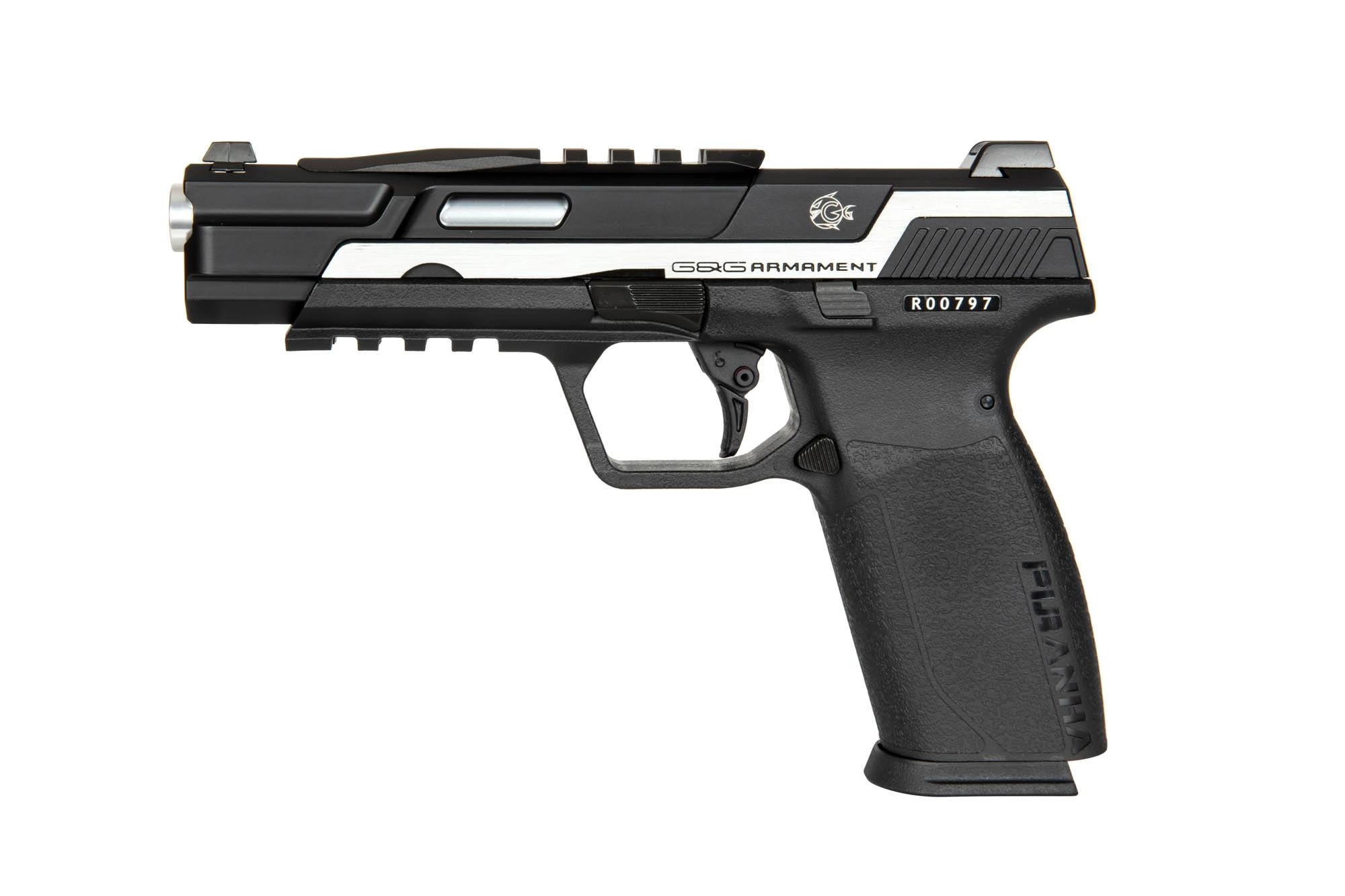 Replika pistoletu Piranha TR - srebrna OD-G-GIG-02-030073-00 asgbox.pl Replika pistoletu Piranha TR - srebrna - obrazek 2