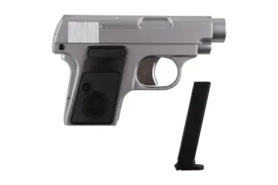 Replika pistoletu GGH0401 - srebrna - obrazek 3