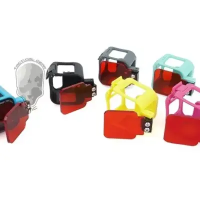 asgbox.pl - Pierścień polaryzujący do kamer GoPro Hero 4 - różowy