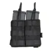 asgbox.pl - Podwójna ładownica MOLLE na 2 magazynki typu M4/M16 - czarna