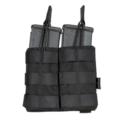 asgbox.pl - Podwójna ładownica MOLLE na 2 magazynki typu M4/M16 - czarna