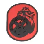 asgbox.pl - Naszywka Berserker PVC - czerwona